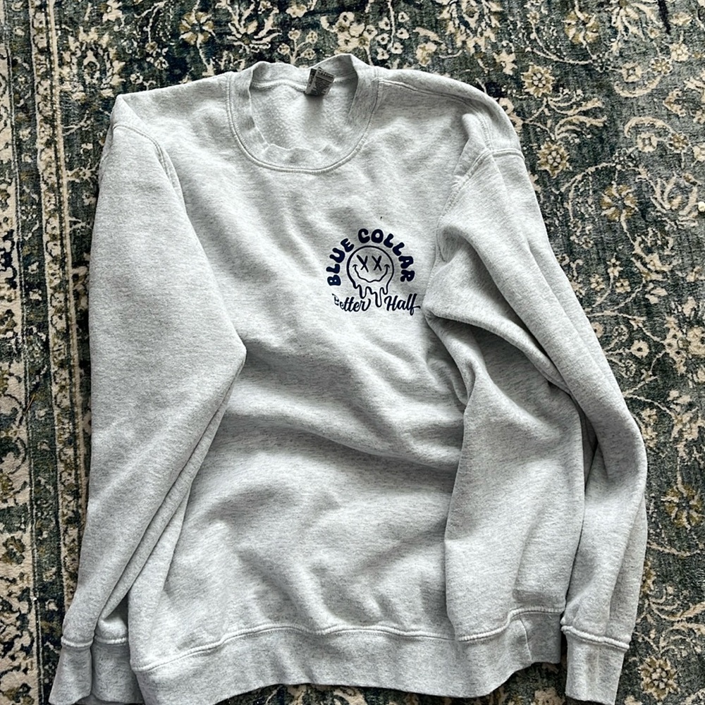 Blue Collar Better Half Crewneck